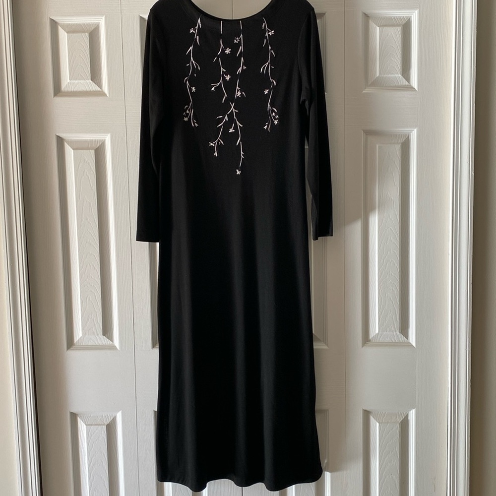 Embroidered Maxi Dress